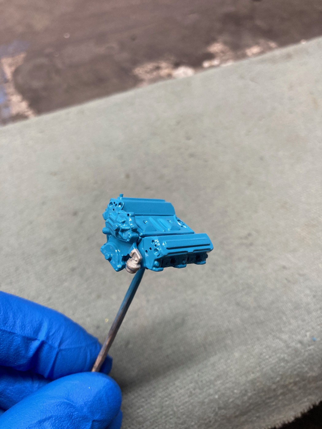 Testors high gloss clear coat has been shot on . Now the flash out period  has commenced  : r/ModelCars