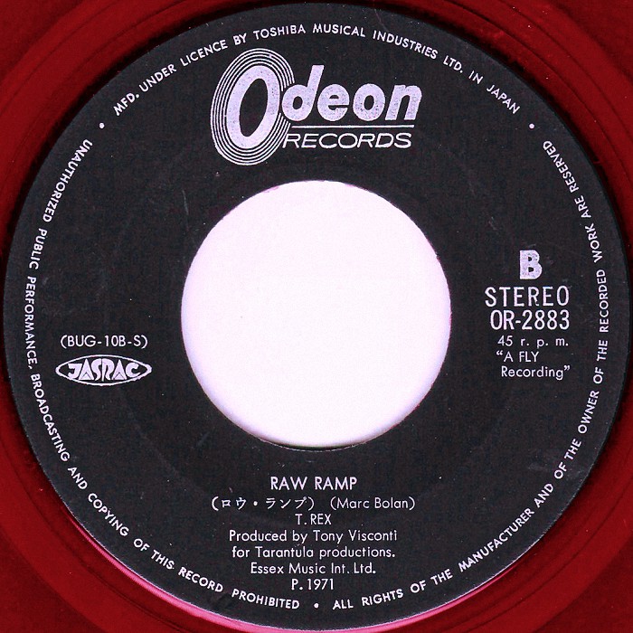 T. Rex Get It On Japan side 2