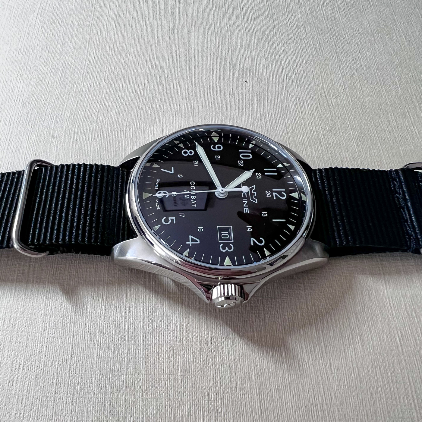 Glycine combat 6 vintage gl0123 sale