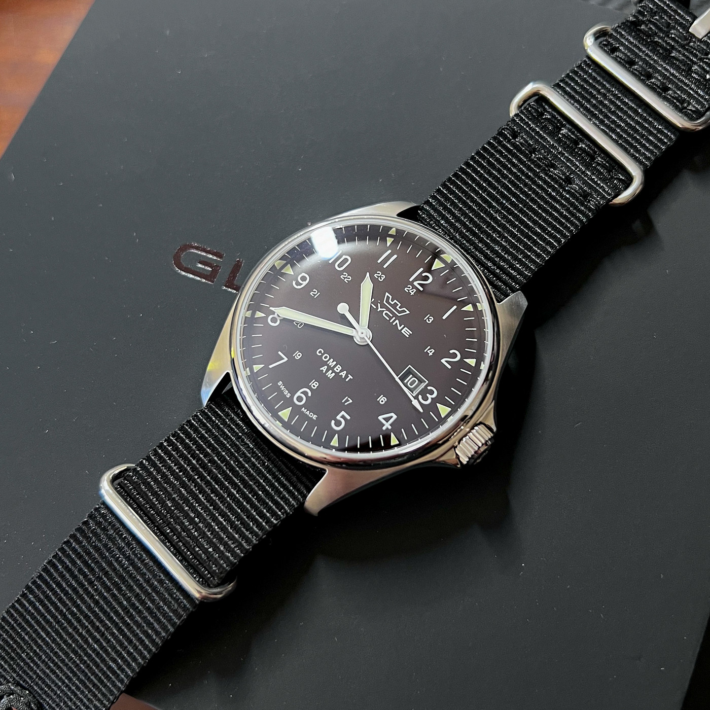 Glycine combat 6 vintage on sale gl0123