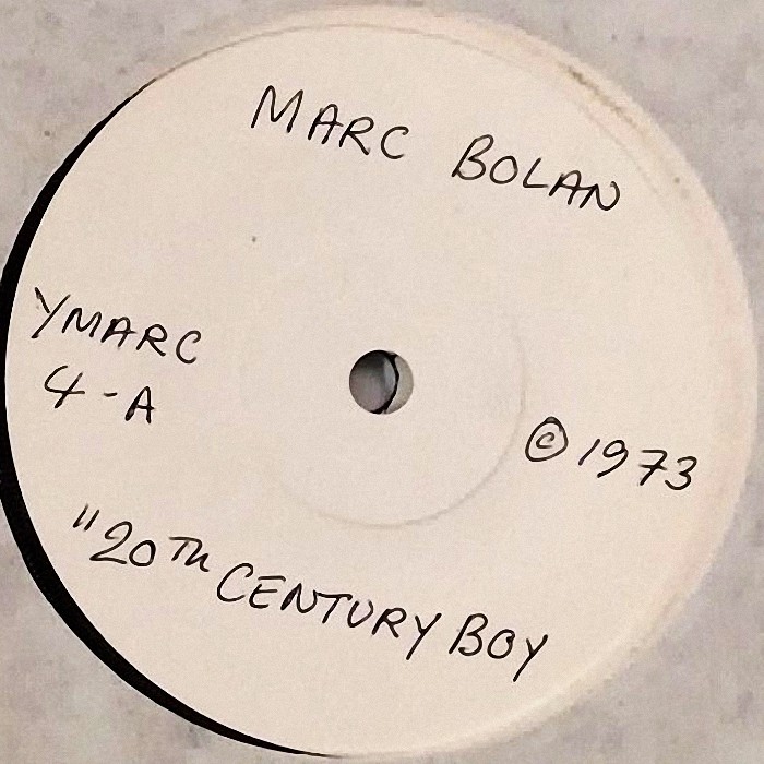 T. Rex 20th Century Boy UK single-sided acetate side 1