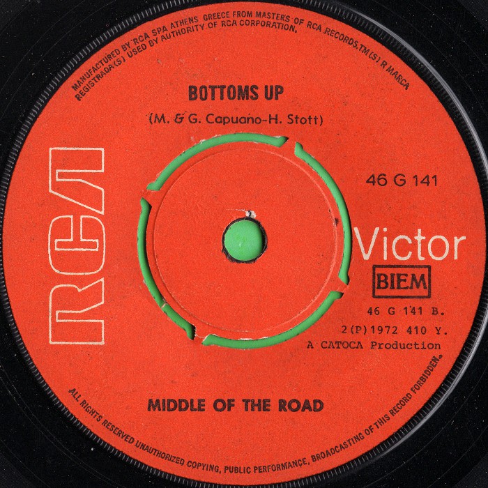 Middle of the Road Samson & Delilah Greece side 2