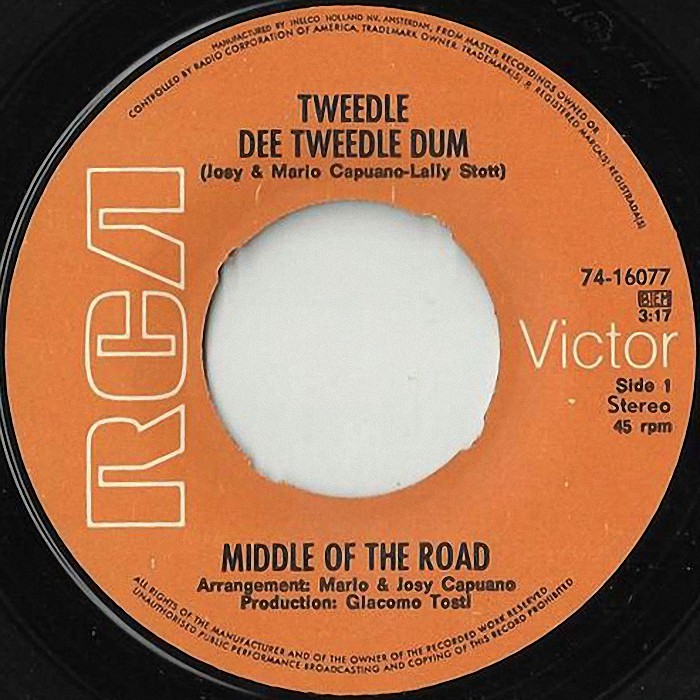 Middle of the Road Tweedle Dee Tweedle Dum Holland side 1