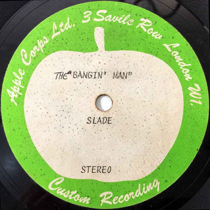 Slade The Bangin' Man acetate UK side 1