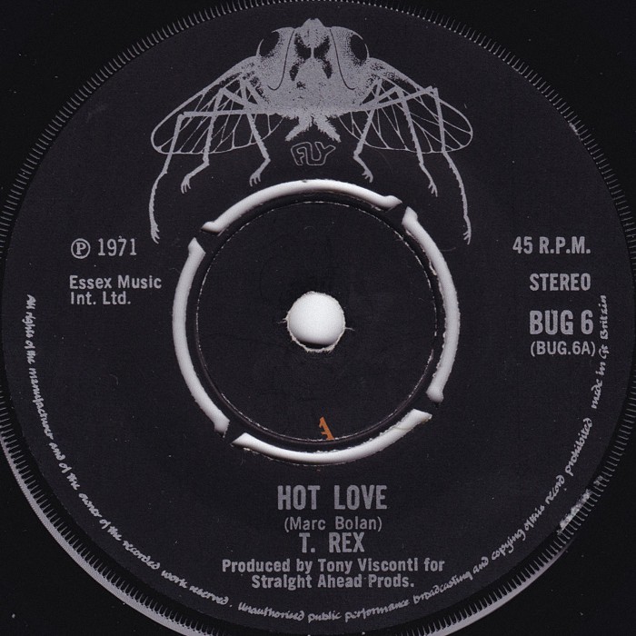 T. Rex Hot Love UK side 1