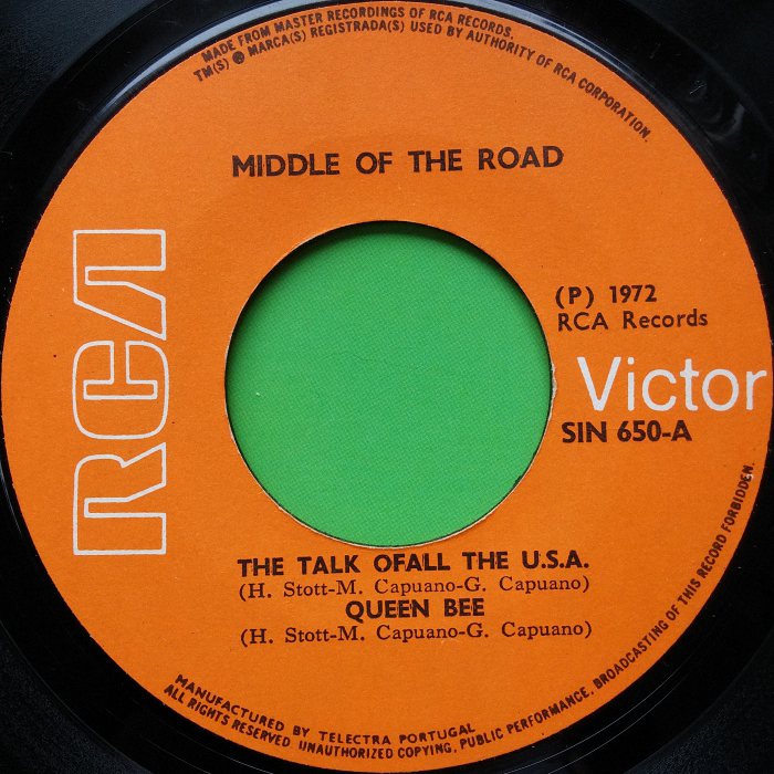 Middle Of The Road The Talk Of All The USA Angola side 1 (OfAll)