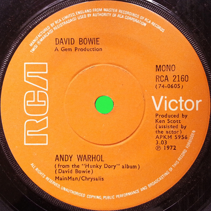 David Bowie Changes UK side 2