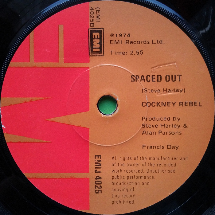 Cockney Rebel Judy Teen South Africa side 2