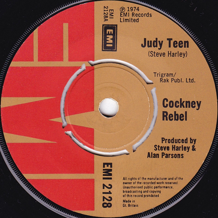 Cockney Rebel Judy Teen UK side 1