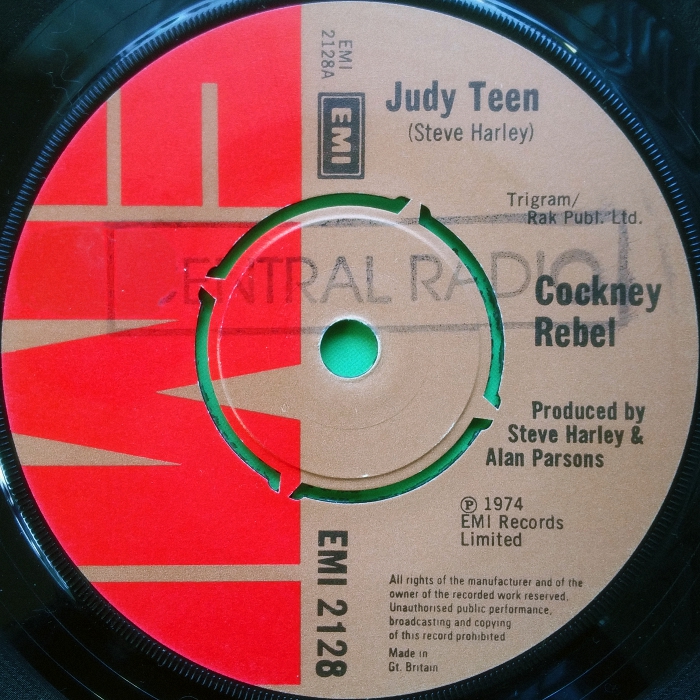 Cockney Rebel Judy Teen UK side 1