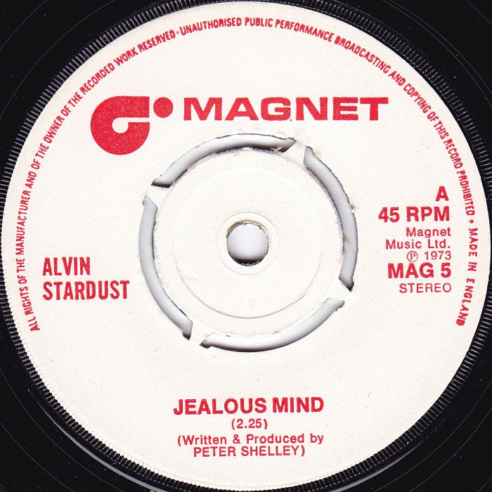Alvin Stardust Jealous Mind UK side 1