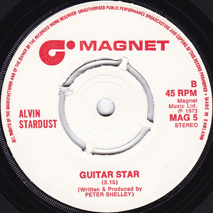 Alvin Stardust Jealous Mind UK side 2