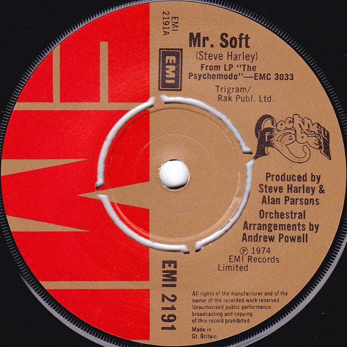 Cockney Rebel Mr. Soft UK side 1