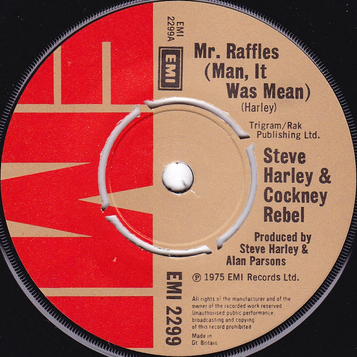 Cockney Rebel Mr. Raffles UK side 1