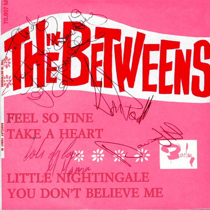 The In-Betweens (Slade) Feel So Fine EP France signed front