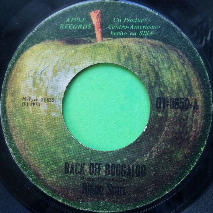 Ringo Starr Back Off Boogaloo Nicaragua side 1