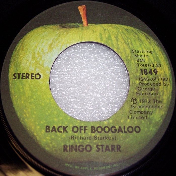 Ringo Starr Back Off Boogaloo USA side 1