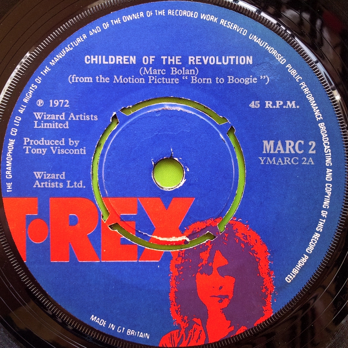 Irish blue Children of the Revolution side 1