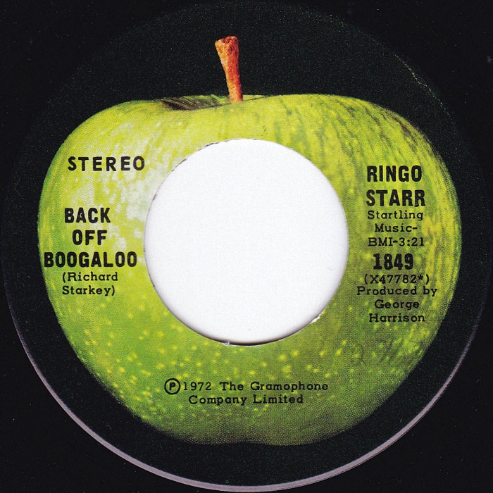 Ringo Starr Back Off Boogaloo Canada side 1