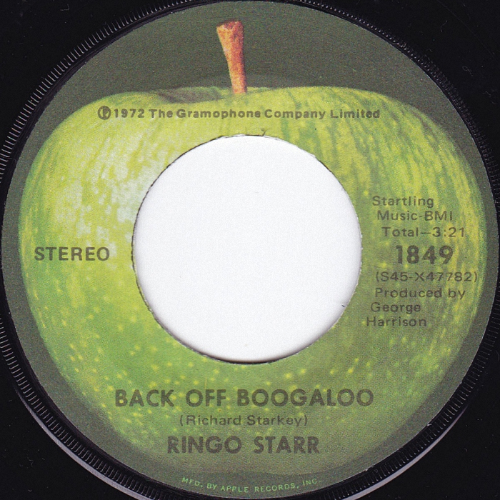 Ringo Starr Back Off Boogaloo USA side 1