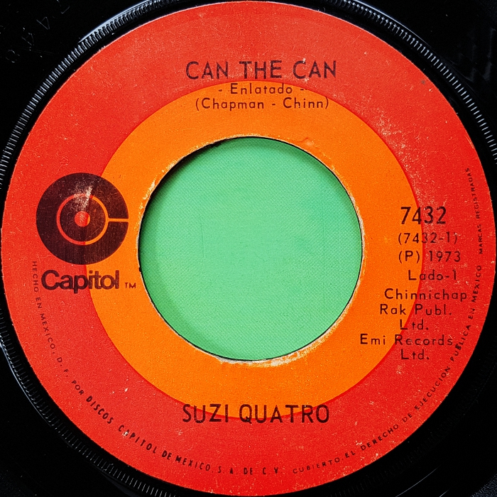 Suzi Quatro Can The Can Mexico side 1