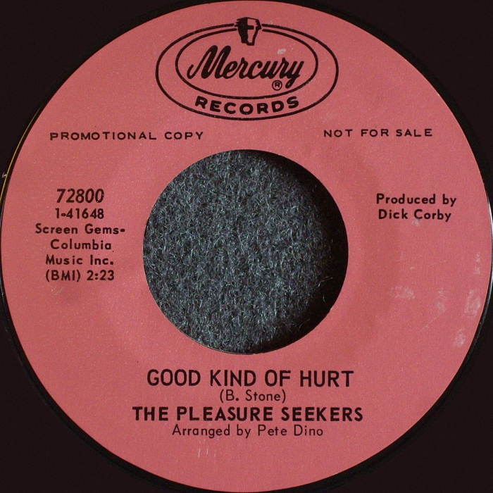 The Pleasure Seekers Light of Love USA side 2