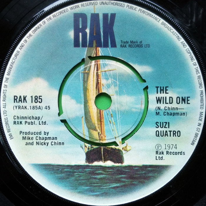 Suzi Quatro The Wild One UK side 1