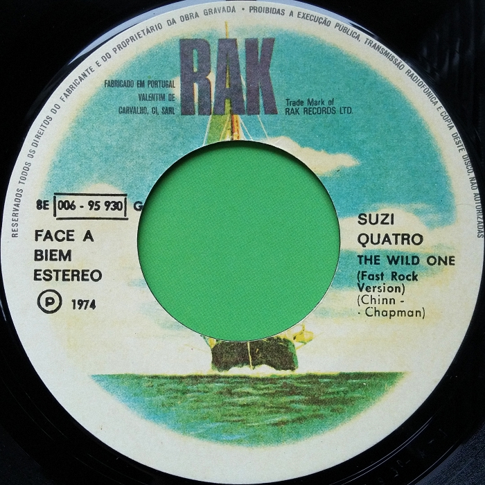 Suzi Quatro The Wild One Portugal side 1
