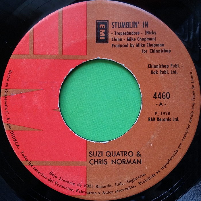 Suzi Quatro and Chris Norman Stumblin In Guatemala side 1