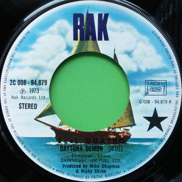 Suzi Quatro Daytona Demon France side 1
