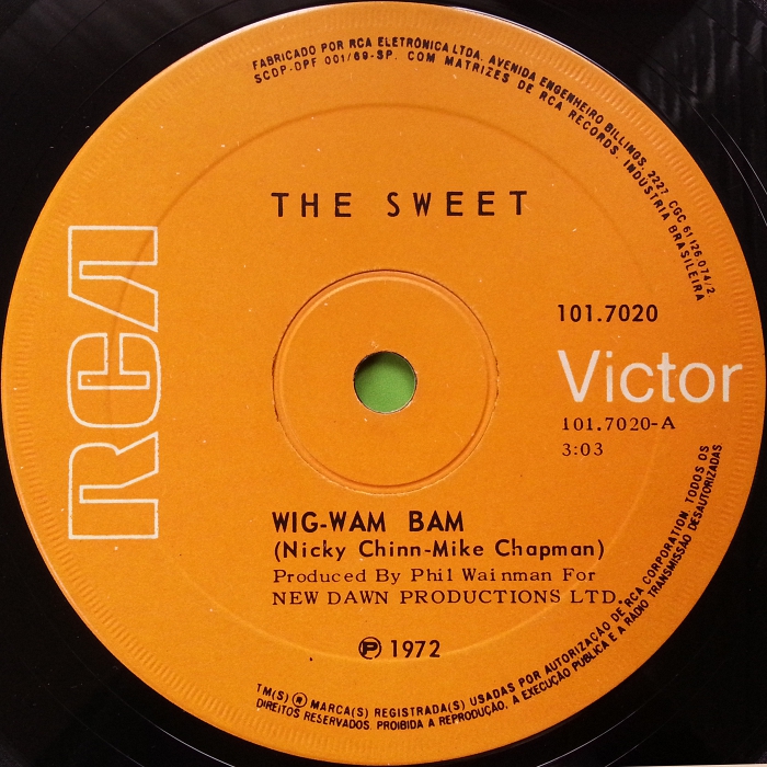 The Sweet Wig-Wam Bam Brazil side 1