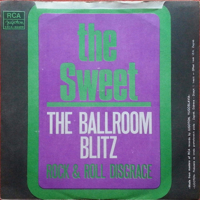 The Sweet The Ballroom Blitz Yugoslavia back