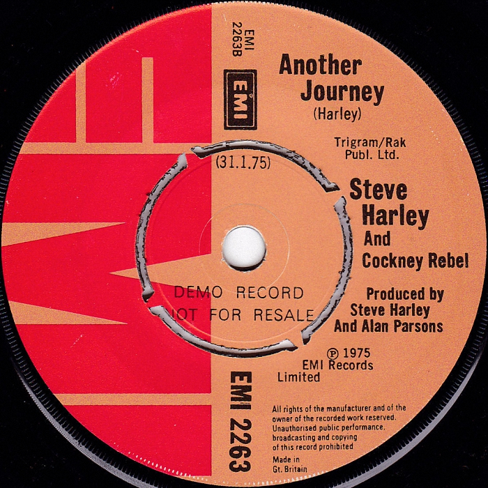 Cockney Rebel Make Me Smile UK side 2