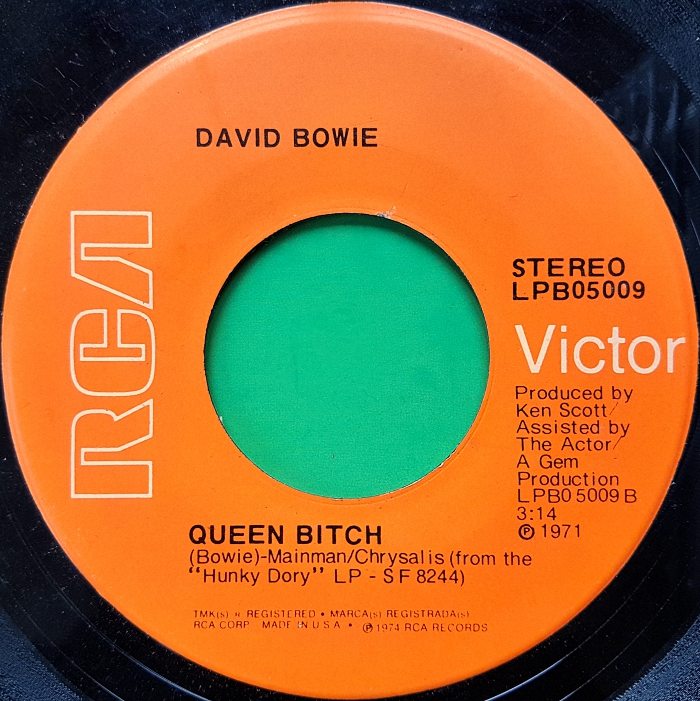 David Bowie Rebel Rebel UK side 2