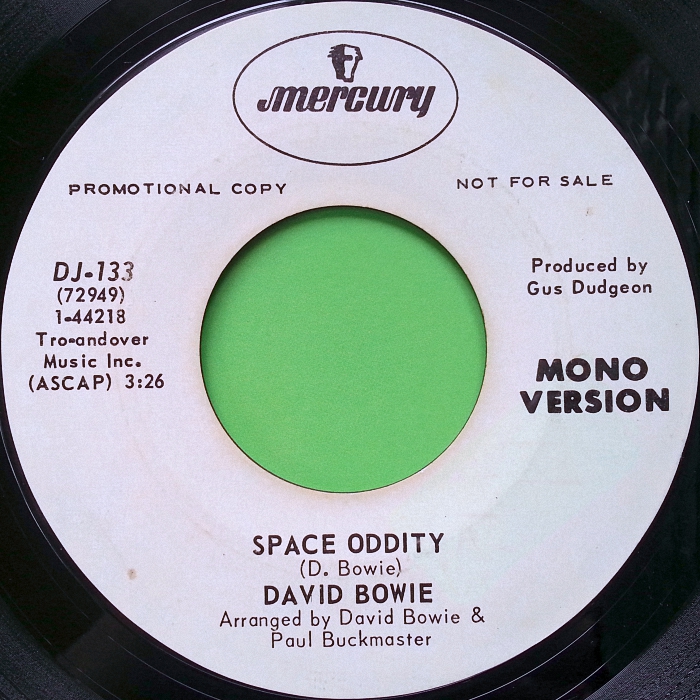 David Bowie Space Oddity USA promo side 1