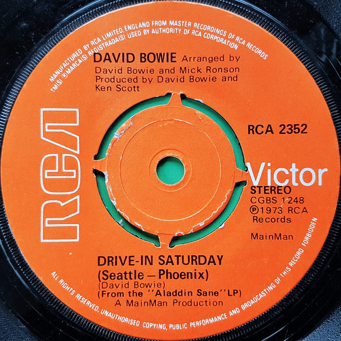 David Bowie Drive-in Saturday UK side 1