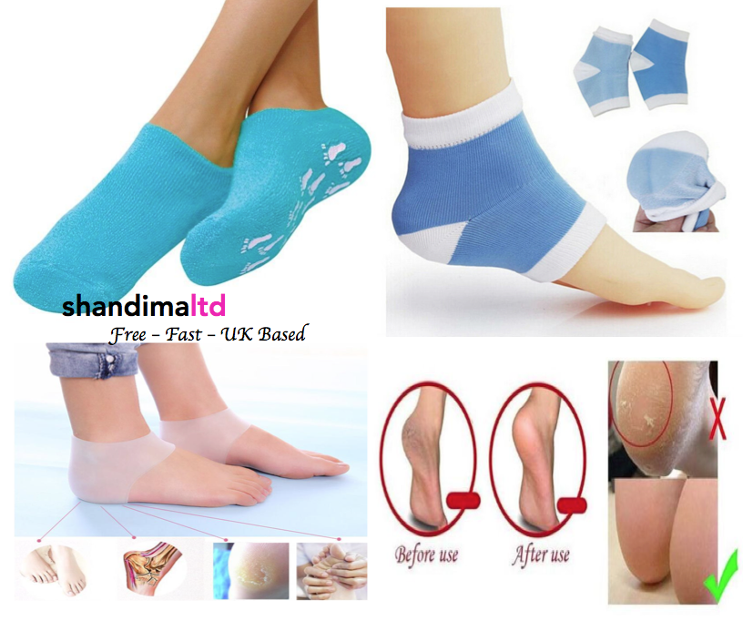 Moisturising socks Thera-gel for repair to cracked heel moisture rich therapy
