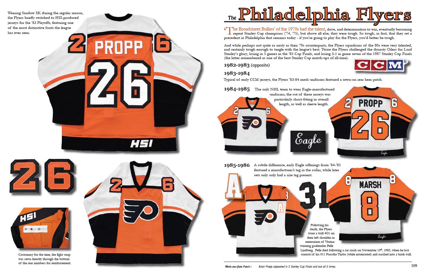 The History of the NHL Hockey Jersey, 1983-1993