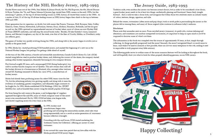 The History of the NHL Hockey Jersey, 1983-1993