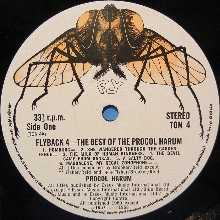 Procol Harum Best Of side 1 UK