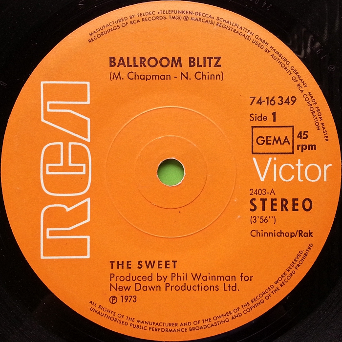 The Sweet Ballroom Blitz Germany solid side 1
