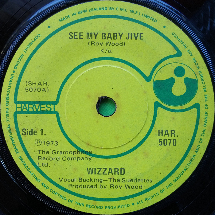 Wizzard See My Baby Jive New Zealand side 1