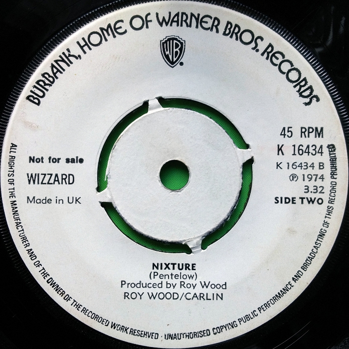 Wizzard This Is The Story Of My Love Baby UK promo side 2