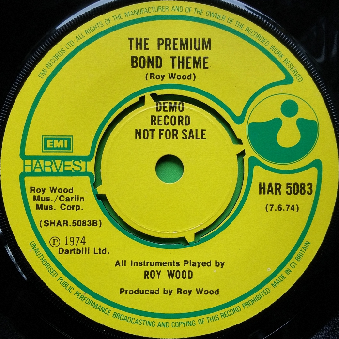 Roy Wood Goin' Down The Road UK promo side 2