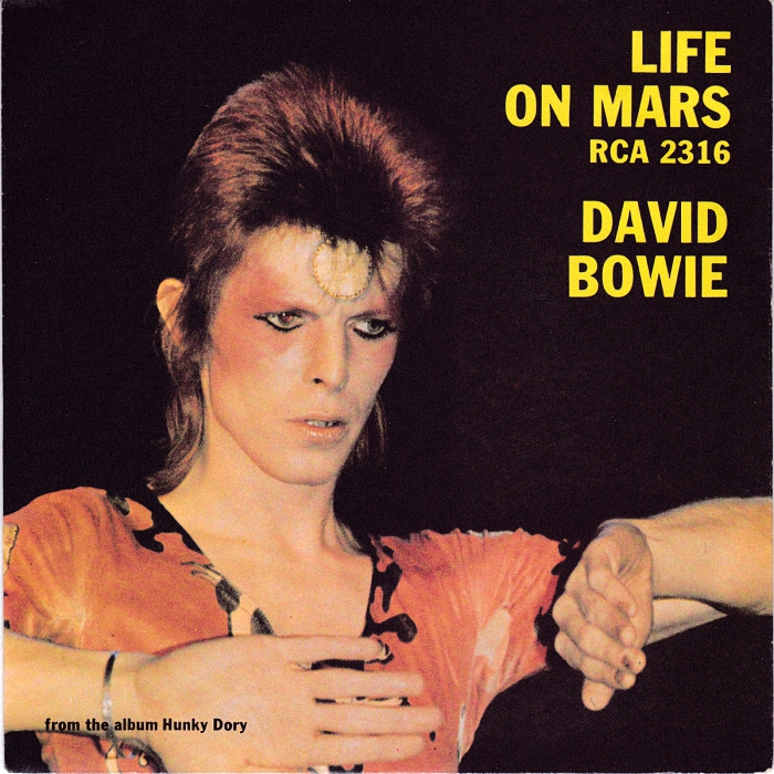 David Bowie Life On Mars UK front