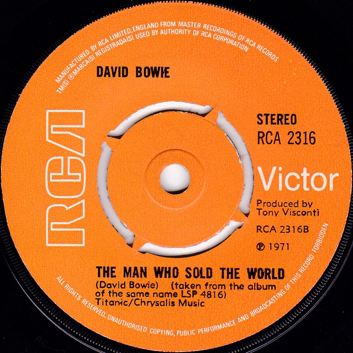 David Bowie Life On Mars UK side 2